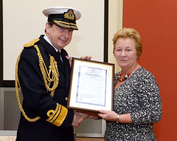 Retired Civil Servant commended by Second Sea Lord