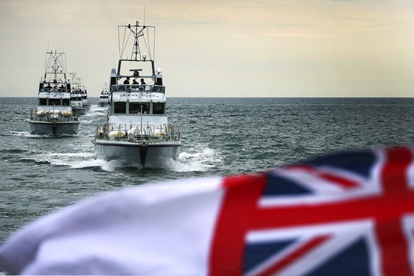 Royal Navy Inshore Patrol Vessels head north for Easter deployment