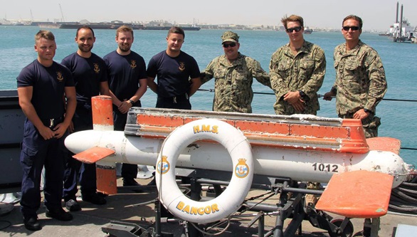 Eagle-eyed Bangor crew help save US Navy more than $1m