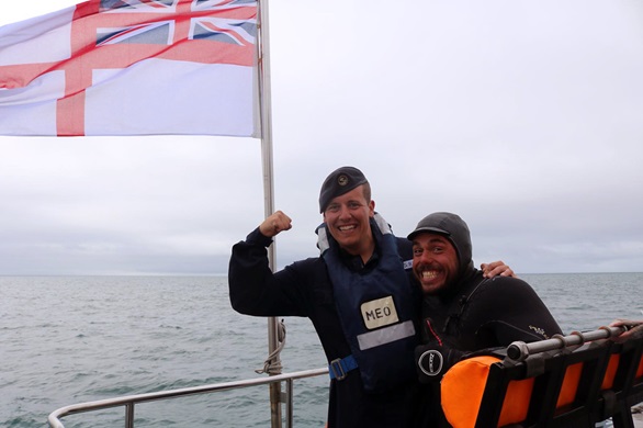 P2000s’ morale boost for strongman Ross on epic 2,000-mile swim