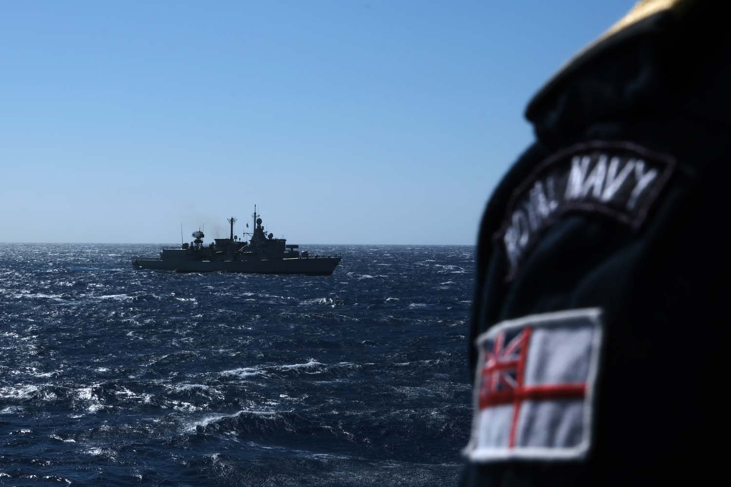 Royal Navy destroyer operates with Greek navy and US supercarrier as Med mission ramps up