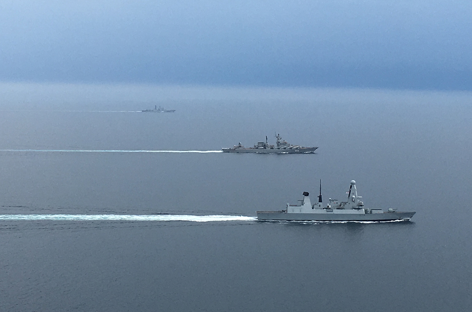 Royal Navy monitors Russian warships in English Channel