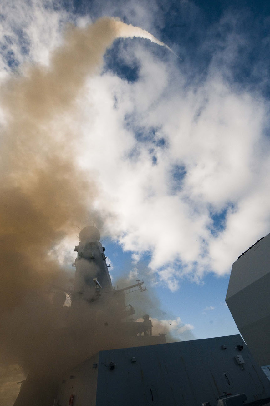 HMS Duncan celebrates fourth birthday with missile success | Royal Navy