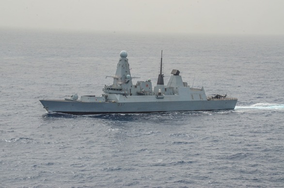 HMS Duncan is on Operation Sea Guardian 
