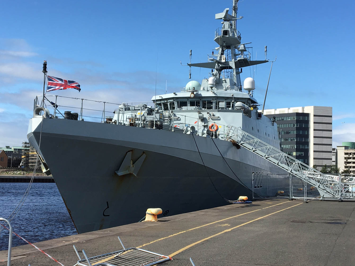 Hms Forth Pays Inaugural Visit To Firth Of Forth