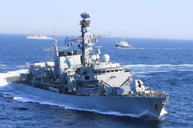 HMS Iron Duke sails for multinational exercise
