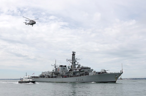 HMS Iron Duke returns home from six-month NATO deployment