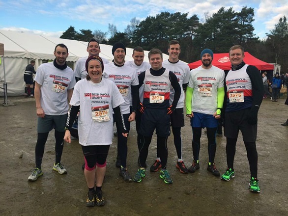 Sailors run to Hell and back for charity