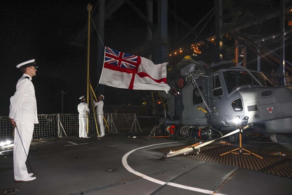 HMS Kent visits Mombasa, in Kenya. LPhot Dan Rosenbaum