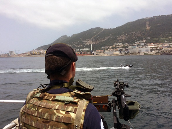 HMS Ledbury visits Gibraltar