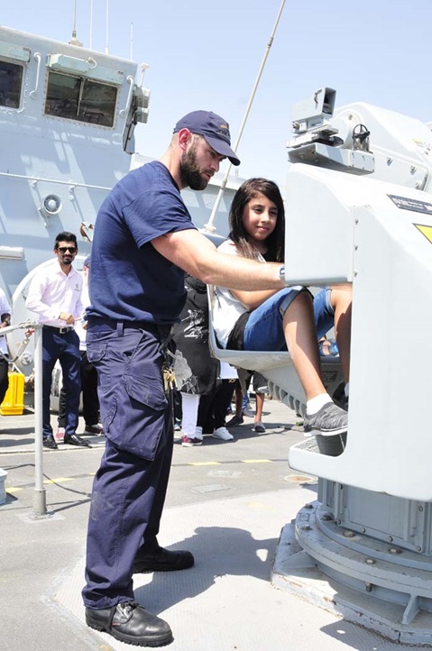 HMS Ledbury hosts charity in Bahrain| Royal Navy