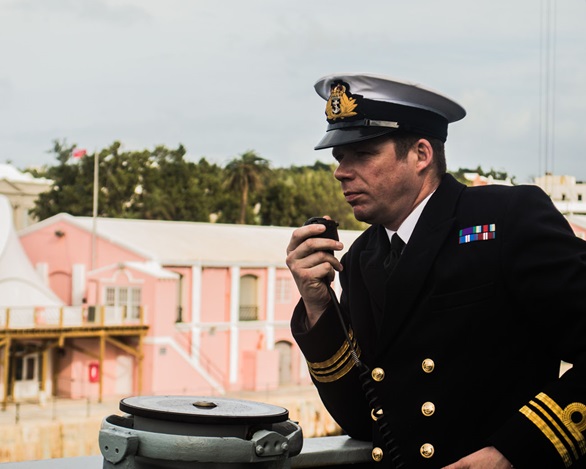 HMS Mersey welcomed to Bermuda 