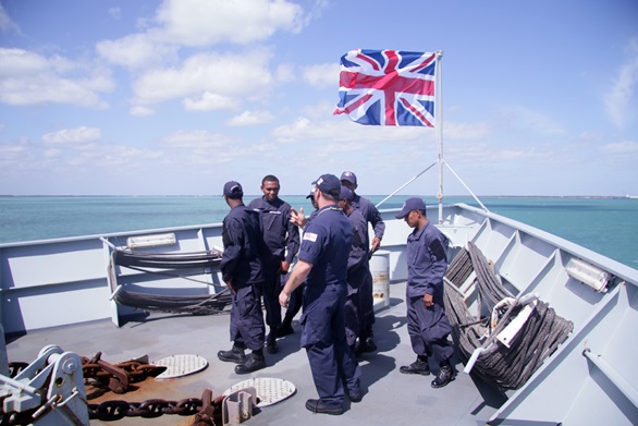 Busy Belize visit for HMS Mersey