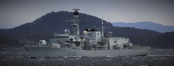 HMS Monmouth visits South Wales