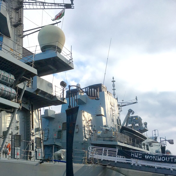 HMS Monmouth’s successful Wales visit