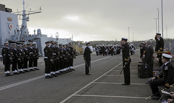 HMS Montrose re-joins the Royal Navy fleet