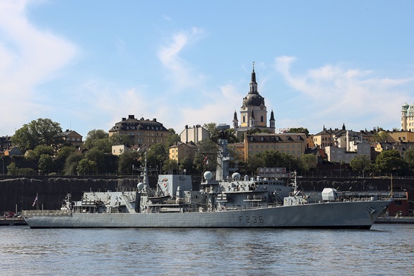 From Stockholm to home for HMS Montrose