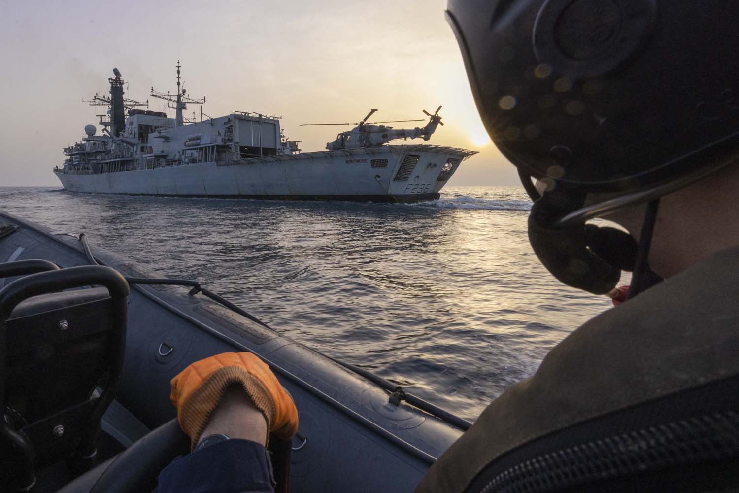 HMS Montrose resumes Middle East patrols