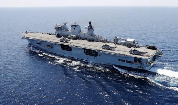 HMS Ocean leads international submarine hunting exercise