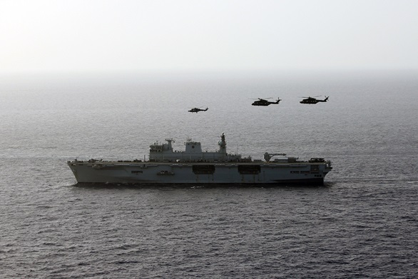 HMS Ocean leads NATO task group on exercise in Turkey