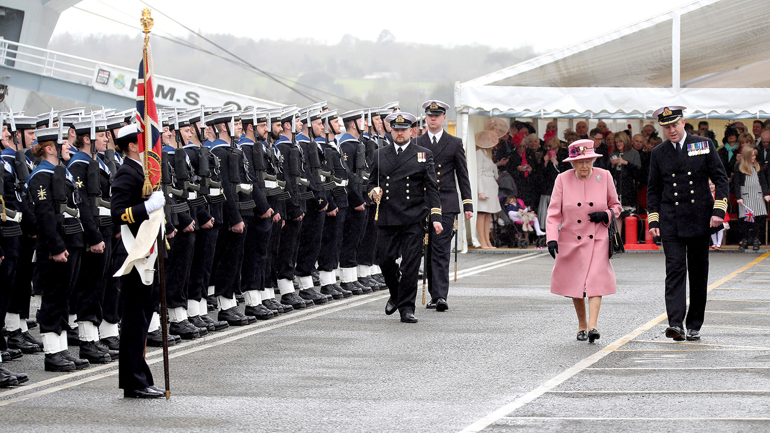 HMS Ocean leaves service with a royal farewell