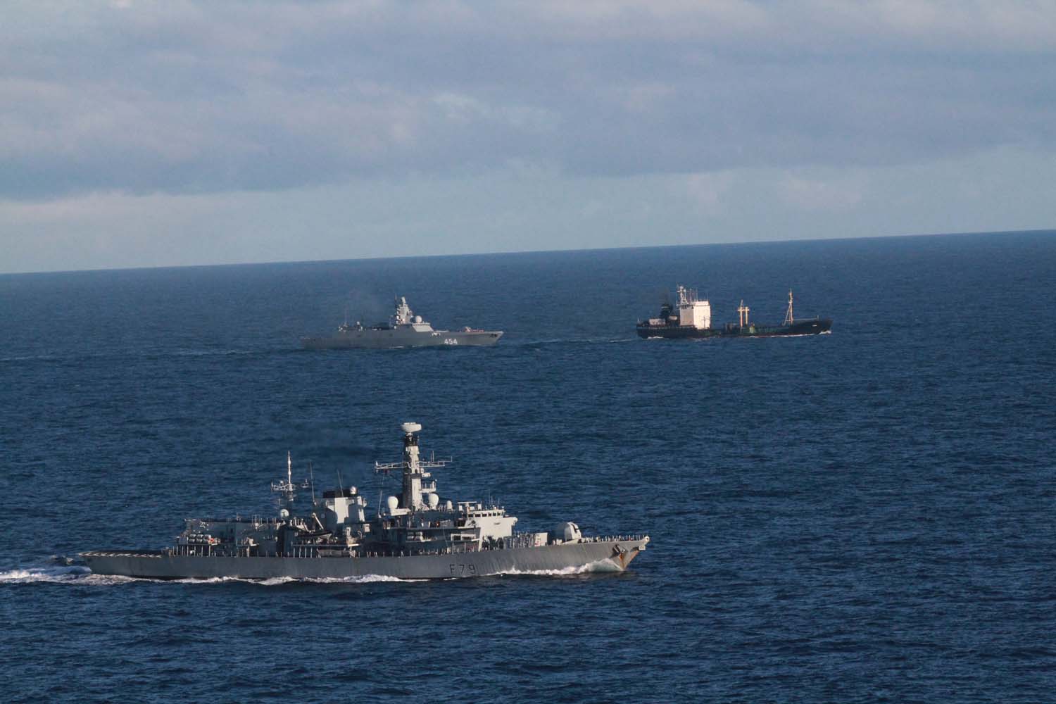 Royal Navy tracking Russian warship in the North Sea