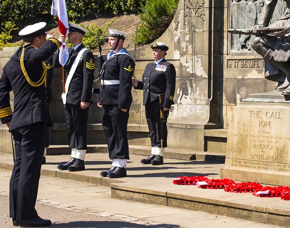 Royal Navy remembers American sacrifice 100 years on