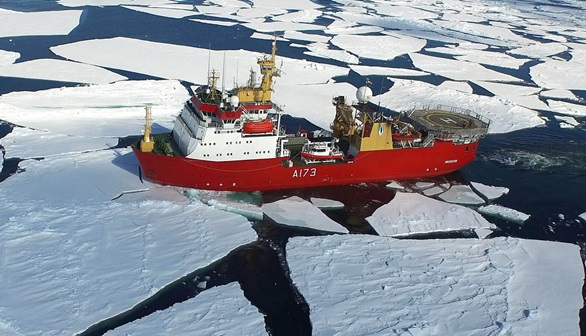 Royal Navy uses pilotless aircraft to navigate through ice