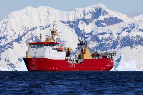 Artist Polly Townsend spent five weeks on HMS Protector