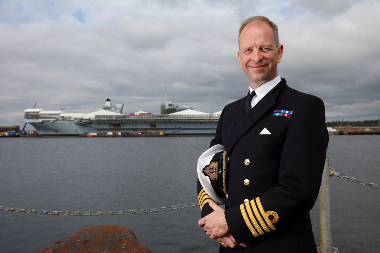First Sea Captain Joins Royal Navy S Newest Aircraft Carrier Royal Navy