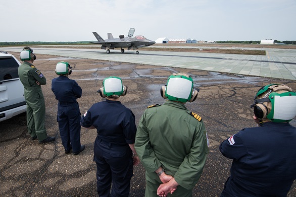 flight deck team experience live F-35s for first time
