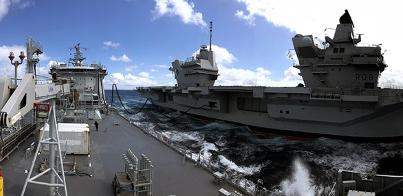 UK’s new carrier 'ready to raom' after filling up on the go for the first time