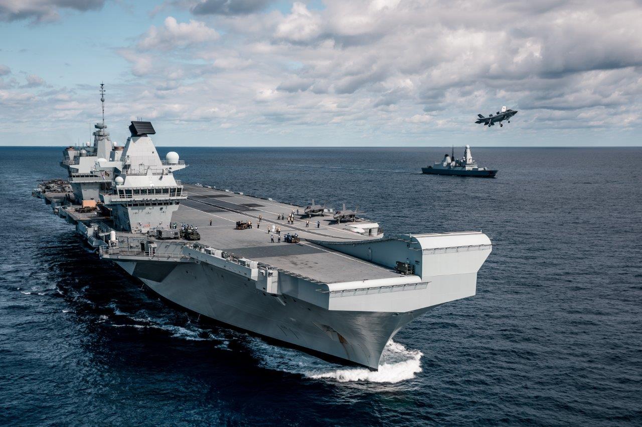 Photos: First UK Fighters Land on New Royal Navy Carrier