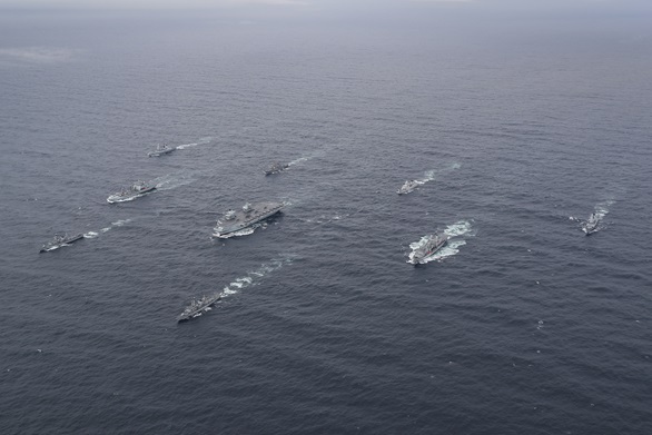 The UK's Carrier Strike Group will deploy next month and will visit 40 countries 