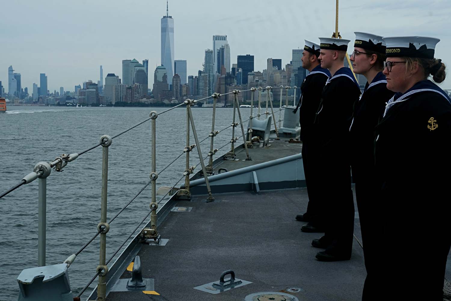 HMS Queen Elizabeth rounds off New York visit with conference