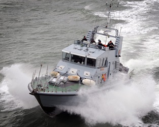 HMS Raider takes part in the 2011 Maritime Combat Power Visit in the Solent