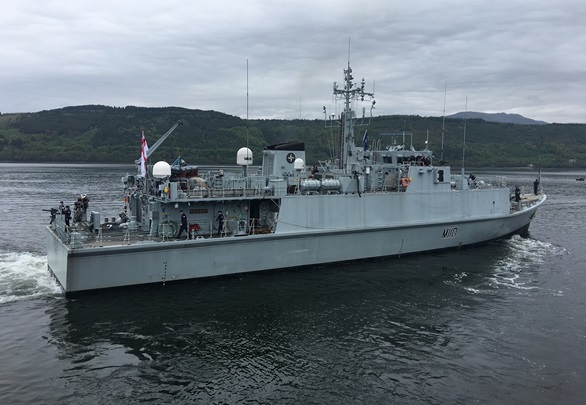 HMS Ramsey sails to join NATO Taskforce