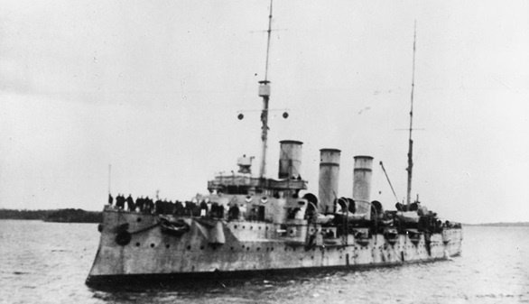 Cruiser Oleg in 1919