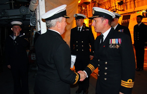 HMS Richmond visits Cardiff