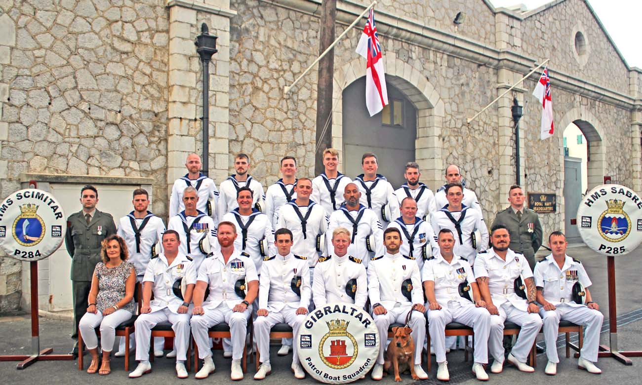 Gibraltar Squadron rewarded for constantly guarding the 