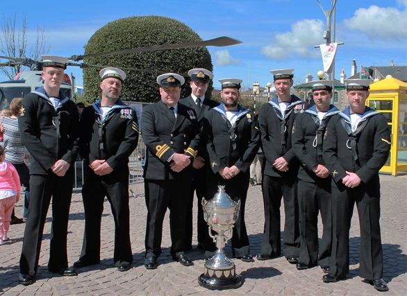 HMS Severn supports the Jersey Boat Show.