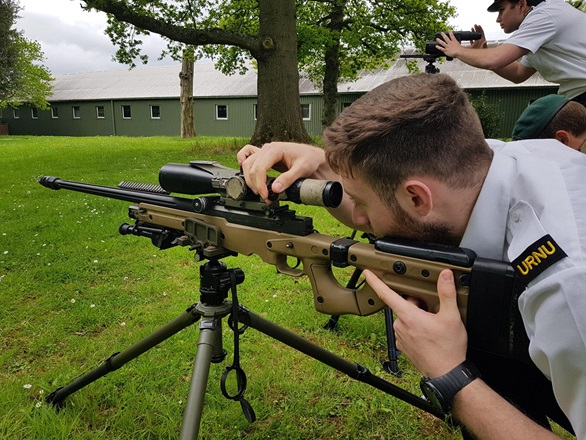 Oxford URNU visits Royal Marines Sniper Wing