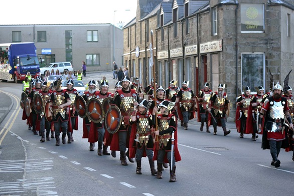 Somerset drops in on Viking celebrations in Shetlands