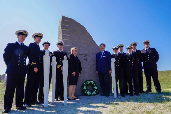 HMS Tyne supports Jutland 100 commemorations in Denmark