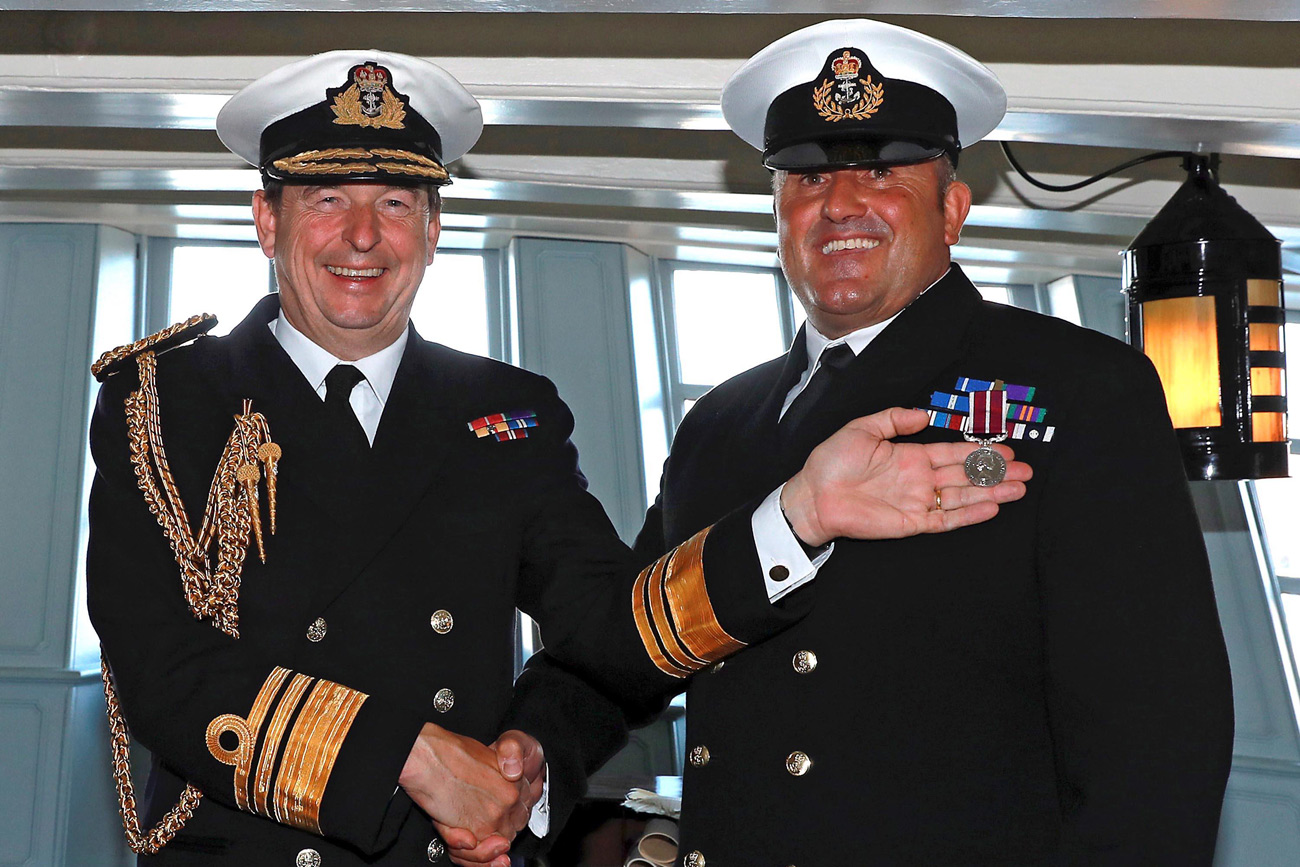 Long Serving Royal Navy Sailor Honoured Royal Navy