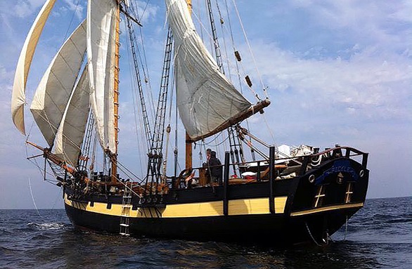 Sailors go back in time 200 years to crew HMS Pickle replica