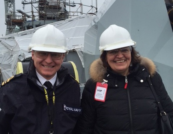 Lord Mayor of Westminster visits her namesake warship