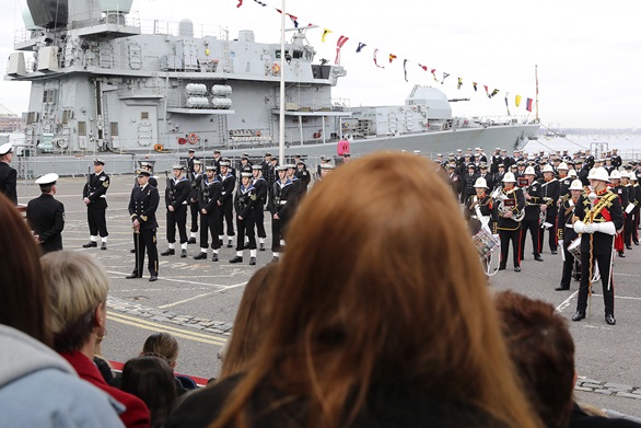 HMS Westminster makes Capital return to the Frontline