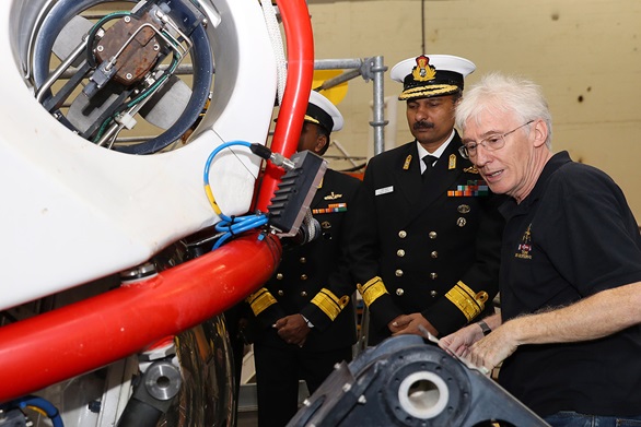 Indian Navy visit Submarine Rescue System