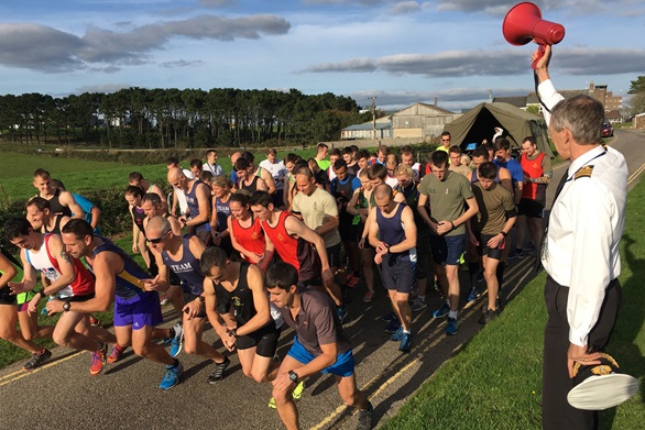 Military runners gather for scenic cross country race